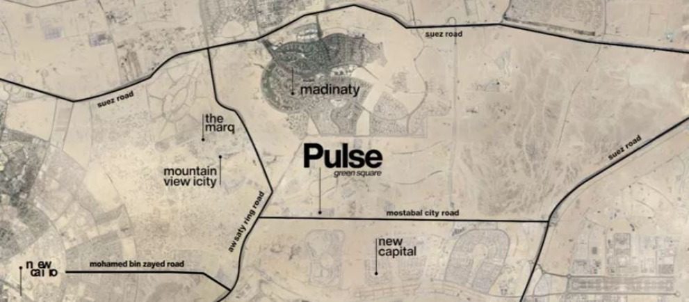 موقع مشروع بالس جرين سكوير المستقبل سيتي