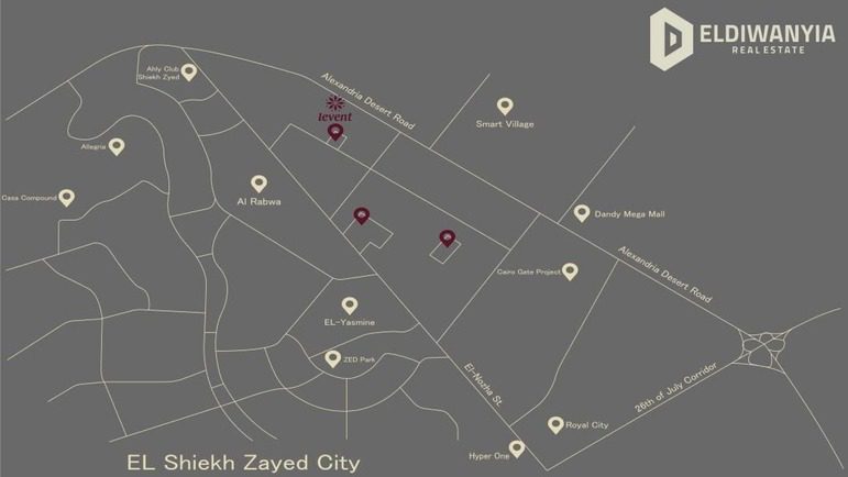 موقع مشروع ليفينت الشيخ زايد
