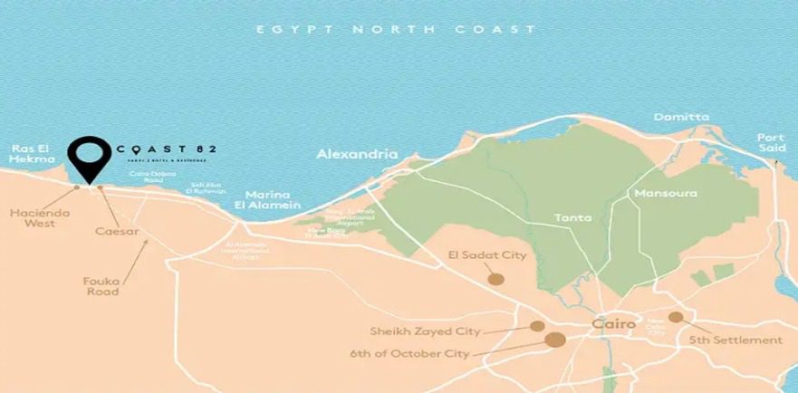 موقع مشروع كوست 82 الساحل الشمالي