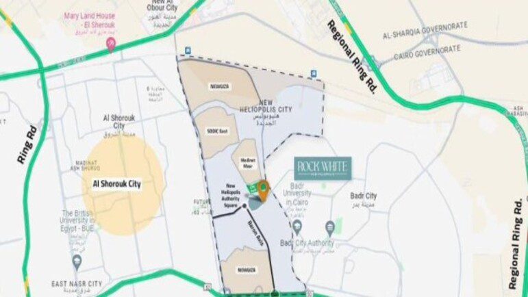 موقع كمبوند طلالة هليوبوليس الجديدة