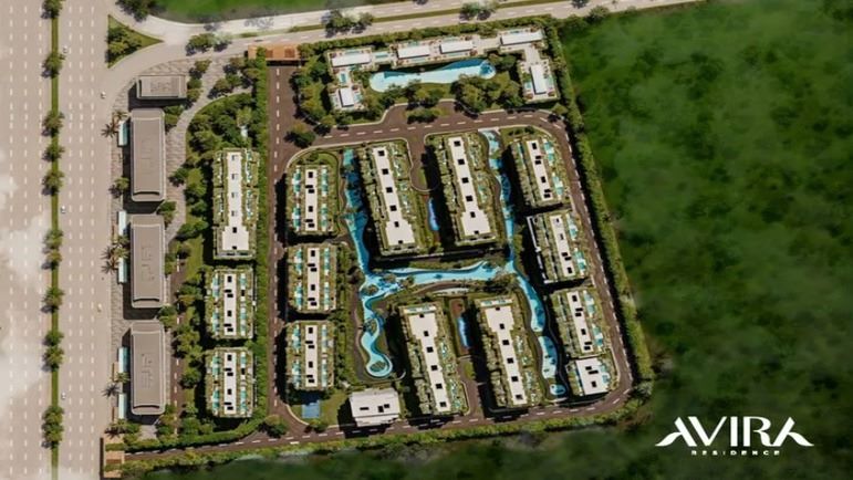 ماستر بلان مشروع افيرا ريزيدنس التجمع الخامس