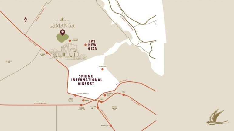 موقع كمبوند لامانجا سفنكس الجديدة