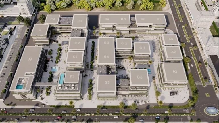 ماستر بلان مشروع بريدجز الشيخ زايد