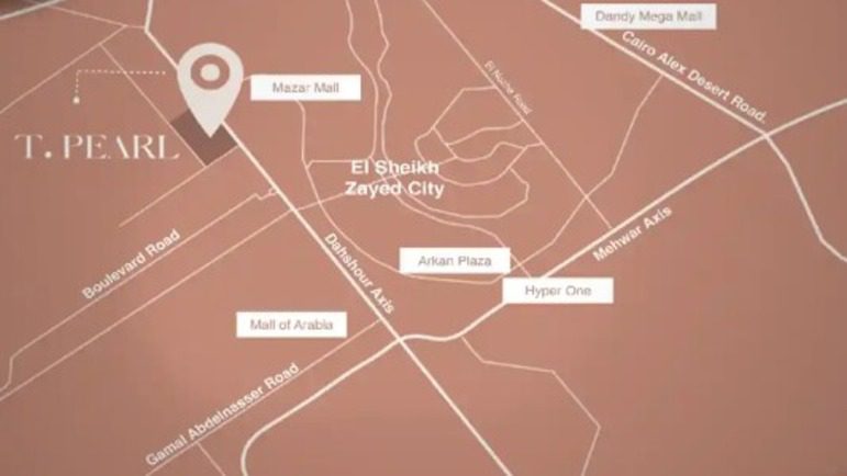 موقع كمبوند تي بيرل زايد الجديدة