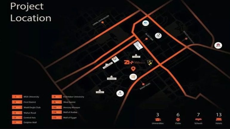 موقع كمبوند ستاي ان ريزيدنس اكتوبر