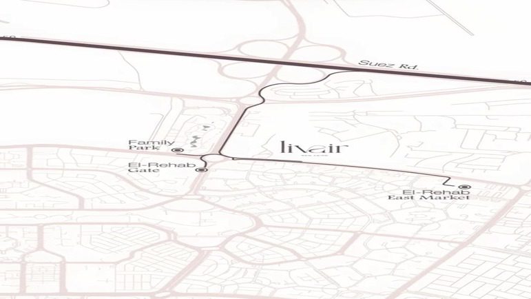موقع كمبوند ليفير التجمع الخامس