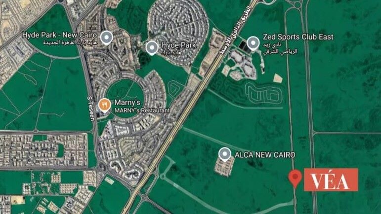 موقع كمبوند فيا التجمع السادس