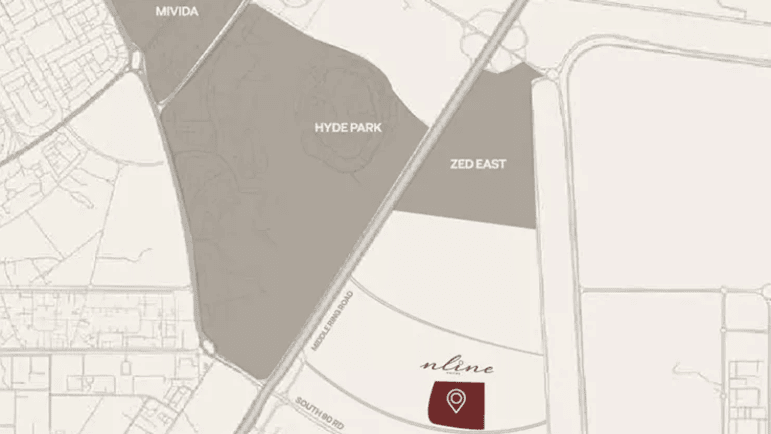 موقع مشروع إن لاين سويتس التجمع السادس