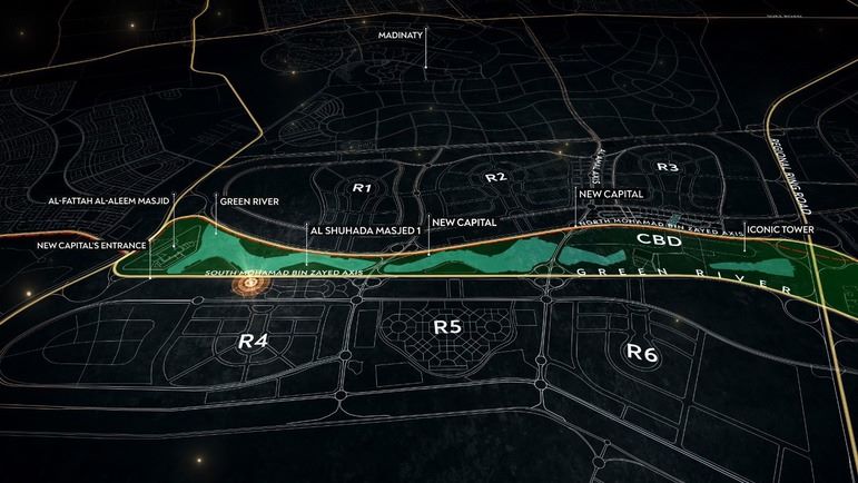 موقع مشروع كونتكت العاصمة الإدارية