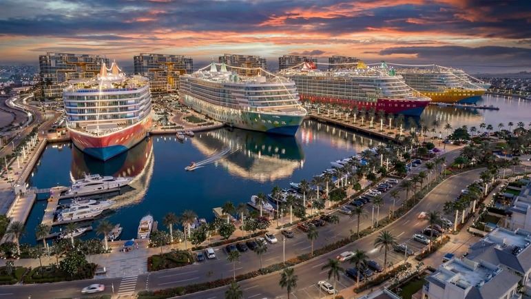 تصميم قرية بورتو جراندي العلمين