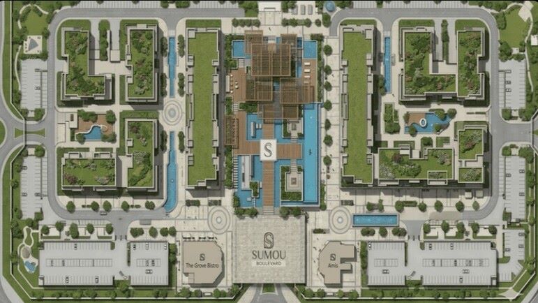 ماستر بلان كمبوند سمو بوليفارد المستقبل سيتي