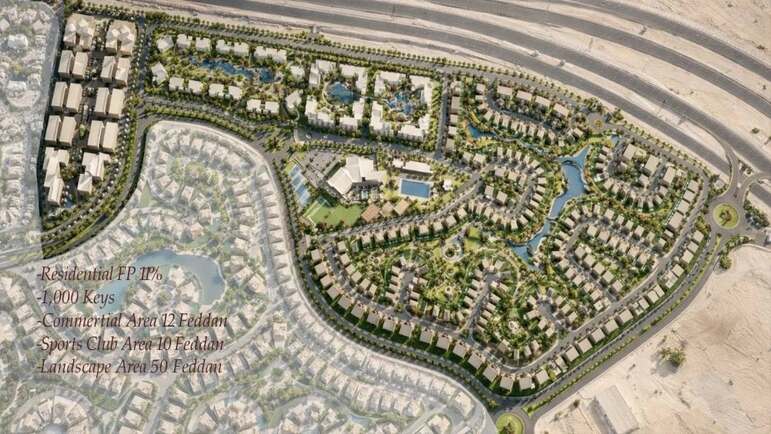 ماستر بلان كمبوند ذا هيلدج الشيخ زايد