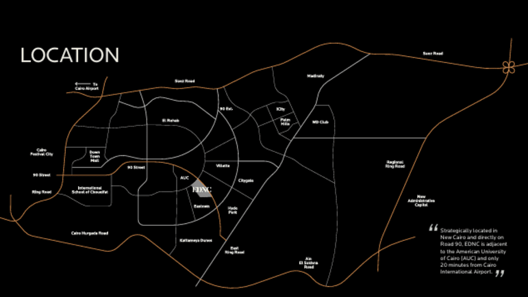 موقع مشروع ايست تاون سوديك التجمع الخامس
