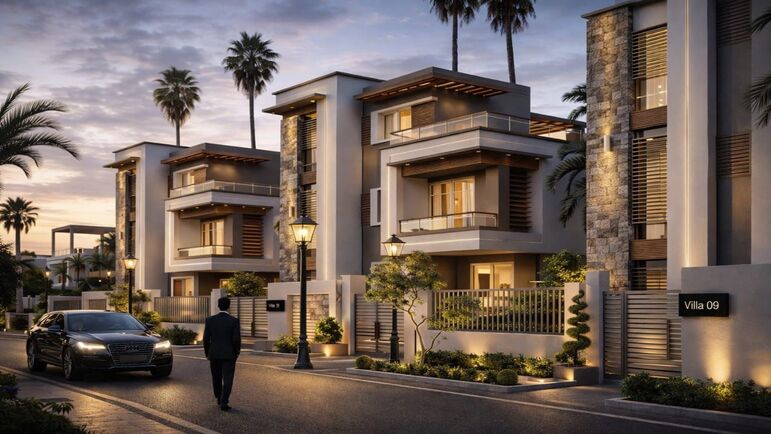 وجهة فلل Compound Valora New Zayed