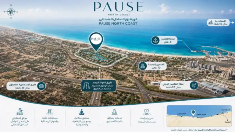 موقع قرية Pause الساحل الشمالي