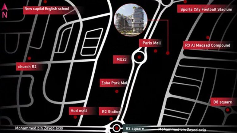 موقع مشروع بليك العاصمة الإدارية